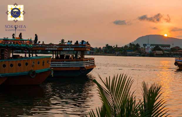 Sunset River Cruise in Kampot