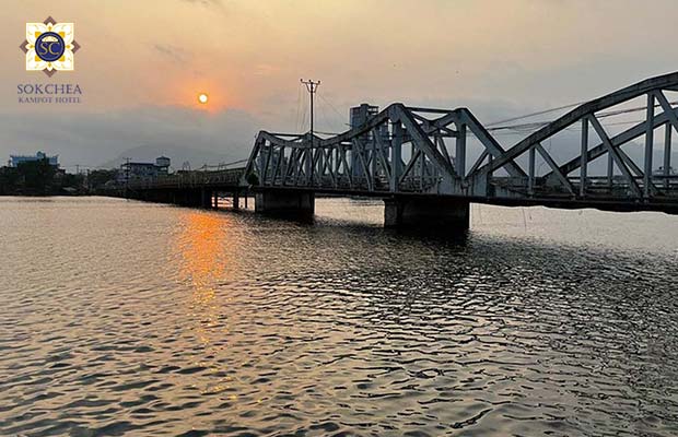 The Old French Bridge in Kampot